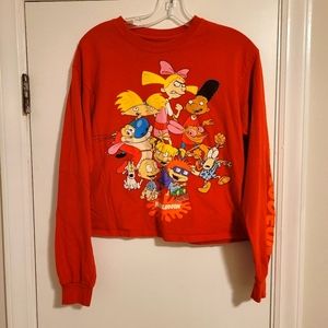 Nicklelodeon 90s Classics Long Sleeve T-shirt  Size Medium